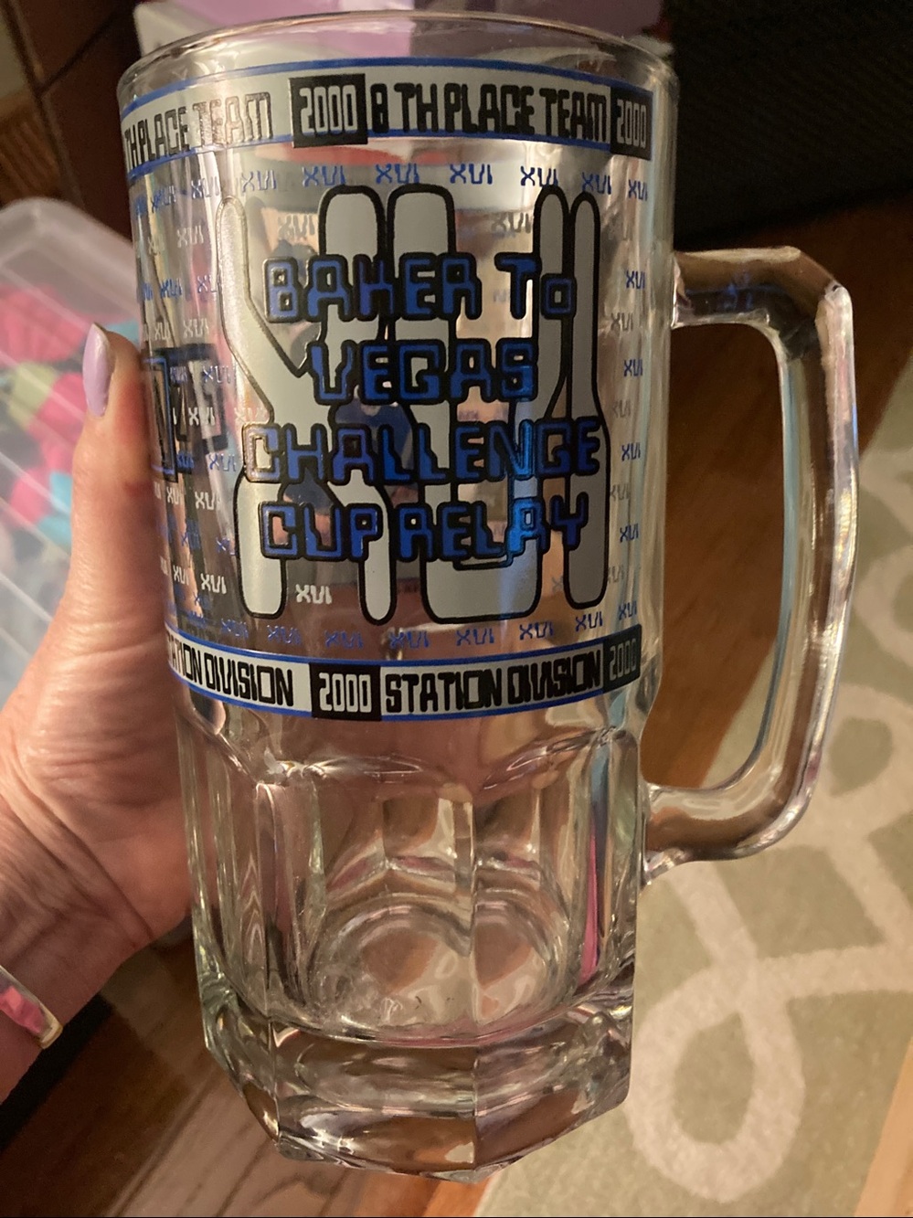 Baker to Vegas Challenge Cup Relay Mug 2000 Station Division Beer Stein